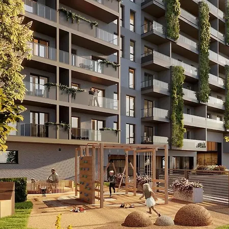 Brand New - Self Check-in - Free Parking - Near Hilton Apartmán