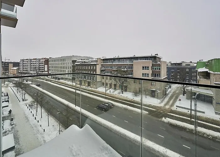 Brand New - Self Check-in - Free Parking - Near Hilton Lägenhet *